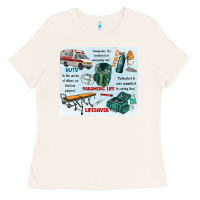 Bone paramedic life Ladies Tee - MaliasSmallBusiness