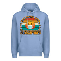 Colony Blue Halloween Zozo The One Where We Were Quarantined Premium Hoodie - Bettercallsaul