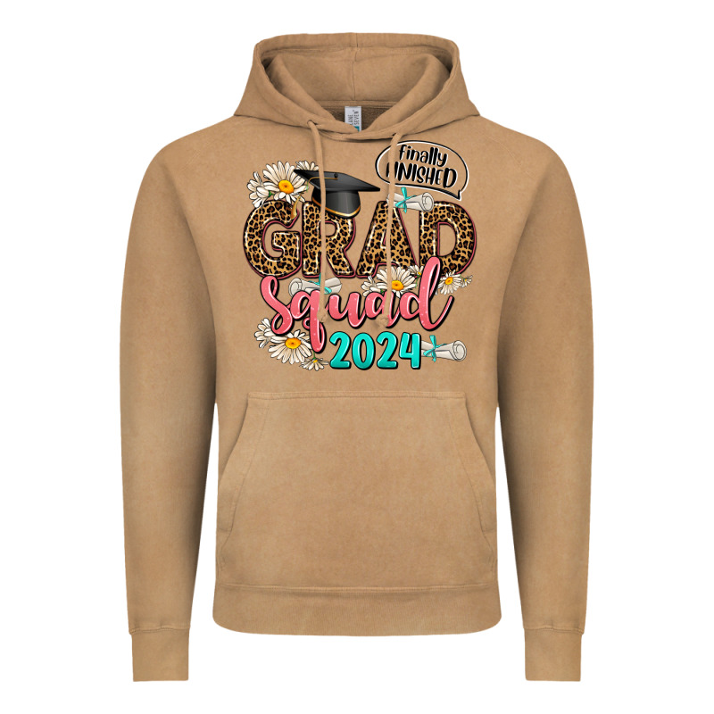 Grad Squad 2024 Vintage Hoodie by AdoDesignShop | Teevron