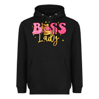 Black boss lady Heavyweight Hoodie - LillyAllenDesigns