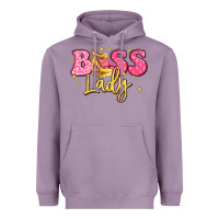 Lavender boss lady Heavyweight Hoodie - LillyAllenDesigns