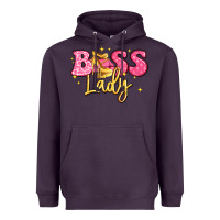 Plum boss lady Heavyweight Hoodie - LillyAllenDesigns