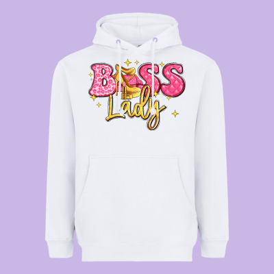 Boss Lady Heavyweight Hoodie Designed By Lillyallendesigns