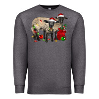 Christmas Suffolk Sheep And Baby Suffolk Sheep Premium Sweatshirt | Teevron