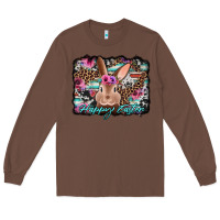Chestnut happy easter bunny western background Long Sleeve Tee - Jasminsmagicworld