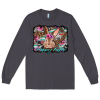 Smoke happy easter bunny western background Long Sleeve Tee - Jasminsmagicworld