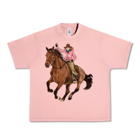 Salmon cowgirl Urban Heavy Tee - Artiststas