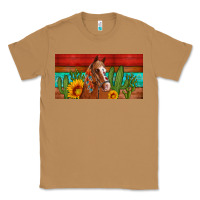 Toasted Coconut aztec horse cactus and sunflowers license plate template Classic Tee - Artiststas
