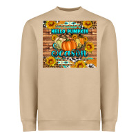 Hello Pumpkin Season Tumbler Heavyweight Sweatshirt | Teevron