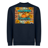 Navy hello pumpkin season tumbler Heavyweight Sweatshirt - Artiststas