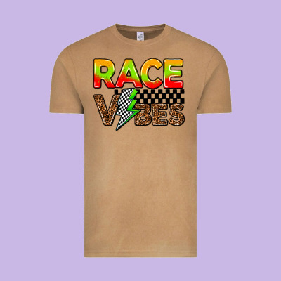 Race Vibes Vintage Tee Designed By Adodesignshop