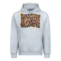 Heather Grey educated motivated elevated melanated juneteenth Urban Hoodie - CowGirlArtShop