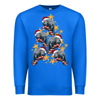 True Royal Christmas Tree With Manatee Premium Sweatshirt - LillyAllenDesigns