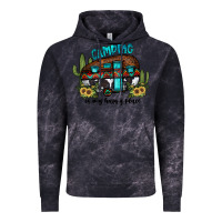 Cloud Black camping is my happy place2 Vintage Hoodie - JahusDesignShop