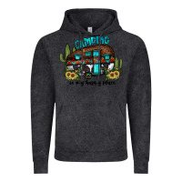 Vintage Black camping is my happy place2 Vintage Hoodie - JahusDesignShop
