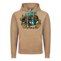 Camping Is My Happy Place2 Vintage Hoodie | Teevron