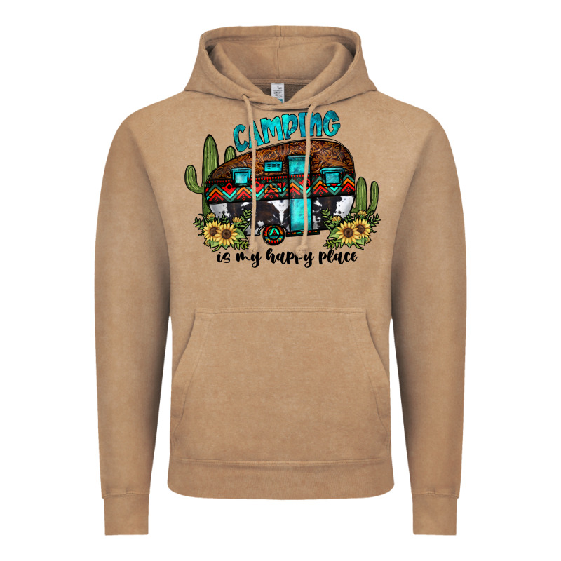 Camping Is My Happy Place2 Vintage Hoodie by JahusDesignShop | Teevron