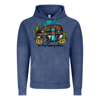 Vintage Denim camping is my happy place2 Vintage Hoodie - JahusDesignShop