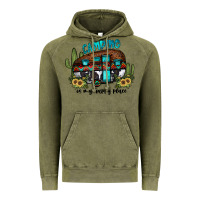 Vintage Olive camping is my happy place2 Vintage Hoodie - JahusDesignShop