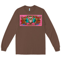 Chestnut western baby boer goat pink flowers serape leopard pink glitter patter Long Sleeve Tee - BarkalooDesign