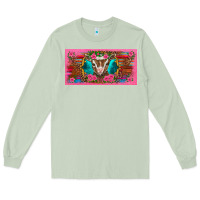 Matcha western baby boer goat pink flowers serape leopard pink glitter patter Long Sleeve Tee - BarkalooDesign