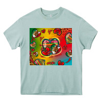 Arona mexico hearts Heavy Core Tee - Zillion Design Studio