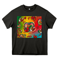Asphalt mexico hearts Heavy Core Tee - Zillion Design Studio