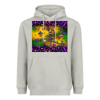 Moon Dust mardi gras street lights Heavyweight Hoodie - LillyAllenDesigns