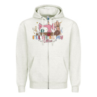 Oatmeal Heather ill be in my office Zipper Hoodie - MaliasSmallBusiness