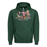 Sports Green ill be in my office Zipper Hoodie - MaliasSmallBusiness
