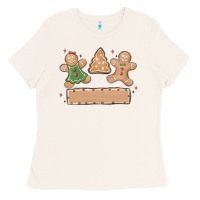 Bone gingerbread christmas Ladies Tee - MaliasSmallBusiness