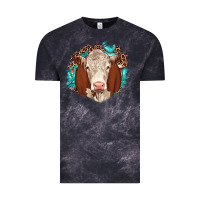 Cloud Black hareford leopard gemstone Vintage Tee - JahusDesignShop