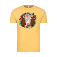 Vintage Mustard hareford leopard gemstone Vintage Tee - JahusDesignShop