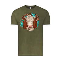 Vintage Olive hareford leopard gemstone Vintage Tee - JahusDesignShop