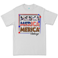 Dove Grey merica merica merica vintage Premium Tee - texasbilliewilder