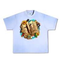 Grape Ice cross with bible and sunflowers Urban Heavy Tee - AdoDesignShop