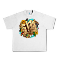 Lunar Rock cross with bible and sunflowers Urban Heavy Tee - AdoDesignShop