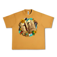 Peanut Butter cross with bible and sunflowers Urban Heavy Tee - AdoDesignShop