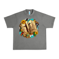 Tornado cross with bible and sunflowers Urban Heavy Tee - AdoDesignShop