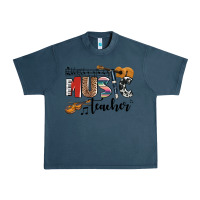Midnight Navy music teacher Urban Heavy Tee - AdoDesignShop