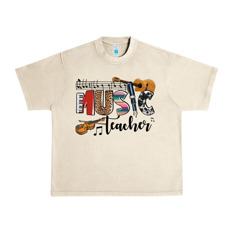Music Teacher Urban Heavy Tee by AdoDesignShop | Teevron