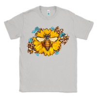 Moon Dust bee sunflower leopard Classic Tee - AdoDesignShop