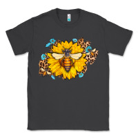 Smoke bee sunflower leopard Classic Tee - AdoDesignShop