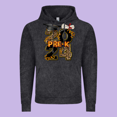 2024 Pre K Graduation Vintage Hoodie Designed By Adodesignshop