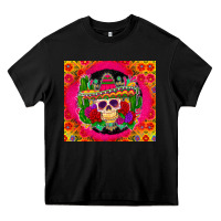 Black mexican skull Heavy Core Tee - Zillion Design Studio