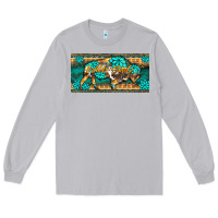Moon Dust western  bison wild soul turquoise's gemstones  license plate template Long Sleeve Tee - BarkalooDesign