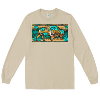 Mushroom western  bison wild soul turquoise's gemstones  license plate template Long Sleeve Tee - BarkalooDesign