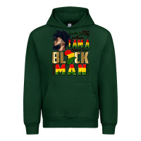 Forest Green i am a black man Urban Hoodie - CowGirlArtShop