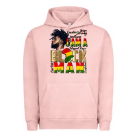 Pigment Salmon i am a black man Urban Hoodie - CowGirlArtShop