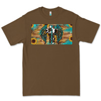 Cacao western blessed cros sunflowers licence plate Premium Tee - RanaPortraitStore